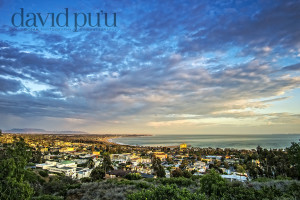 Sunset colors, downtown Ventura